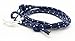 Golastartery Fashion Punk Style Alloy Bangle Weave Wax Rope Bracelets Anchors Cuff Bracelets