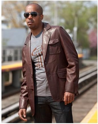 Whet Blu Men's Vintage Style Blazer (Chestnut, Large)