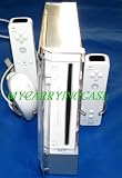 Nintendo Wii Console Crystal Case (CLEAR) + Remote Wiimote clear OEM Jacket Skin