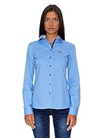 La Española Camisa Mujer Manga Larga (Azul Claro)