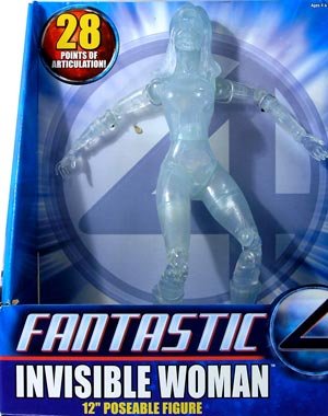  Fantastic 4 Movie Series II Deluxe 12" Figure: Invisible Woman (Clear)