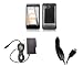 HTC ThunderBolt (Verizon) Premium Combo Pack - Clear Shield Hard Case Cover + FREE Atom LED Keychain Light + Wall Charger + Car Charger