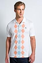 Short Sleeve Argyle Print Jersey Polo