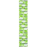 Bamboo Print White Table Runner