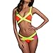 Meilun Women's 2 pcs Bandage Summer Splice Swimsuit Bikini