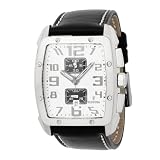 Festina Men's F16259/1 Bubble Chrono Stainless Steel Chronograph Padded Leather Strap Watch
