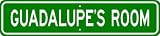 GUADALUPE ROOM SIGN - Personalized Gift Boy or Girl, Aluminum