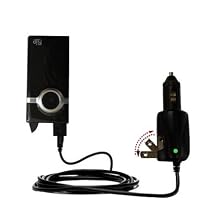 Car and Home 2 in 1 Combo Charger with TipExchange Technology for the Pure Digital Flip Video Mino