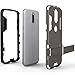 Moto G4 Case, Moto G4 Plus Case, Moto G (4th Gen.) case CoverON [Shadow Armor Series] Hard Slim Hybrid Kickstand Phone Cover for Motorola Moto G4 Plus Moto G4 Moto G (4th Gen.)- Gunmetal Grey
