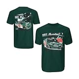 Dale Earnhardt, Jr. #88 Nascar Push Tee by Chase Authentics (Green-Black-Red)