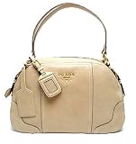 PRADA Authentic 2008 Leather Shoulder Bag Handbag