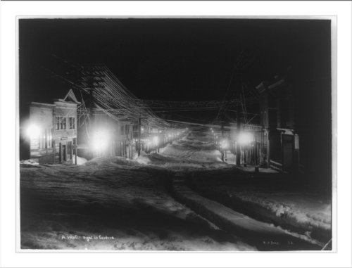 A winter night in Cordova / H.A. Ives.
