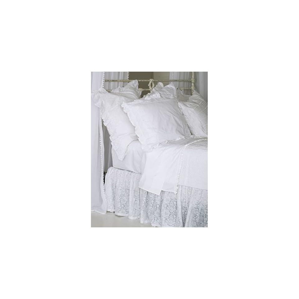 Pine Cone Hill Cynthia White Lace Pillow Sham Euro On Popscreen