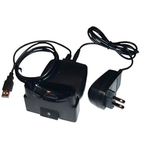 HQRP Replacement USB 2.0 Docking Desktop SYNC & CHARGER Cradle with AC Adapter fits i-Mate PDA2K EVDO , SPV M2000 , M2500 , Vodafone VDA E-Plus PDA III , ERA MDA iii