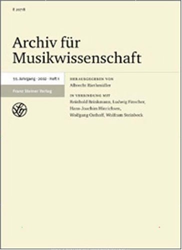 Produkt-Bild: Archiv f&uuml;r Musikwissenschaft (AfMw)