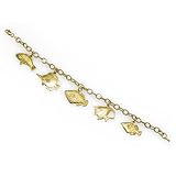 Wyland Fish Bracelet in 14K Yellow Gold thumbnail