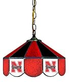 14 Swag Hanging Lamp Light University of Nebraska Cornhuskers - Free Shipping