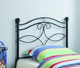 Black Twin Metal Headboard 39