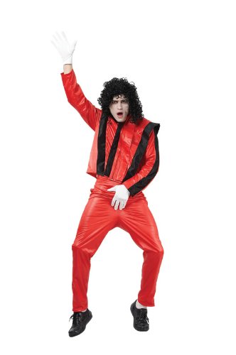 Mens Adult 80s Thriller Superstar