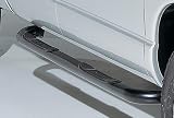 DeeZee Cab Length 3 Side Step Nerf Bars Ultra Black Powder Coat Jeep Wrangler 2007 to 2008 Unlimited (4DR)