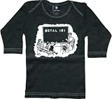 Rebel Ink Baby Infants' Metal 101 Long Sleeve Tee T-Shirt