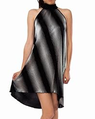 Print: Striped Print  
Material: Polyester /Spandex 
Shoulder: Sleeveless  
Size Category: Adult 
