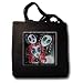 mimulux Dark Art - The Fearsome Threesome ghouls ghoul women sisters darkness gothic gothica acrylic painting - Tote Bags