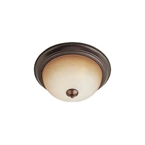 Casual 1-Light Flush Mount - Oil-Rubbed Bronze by 