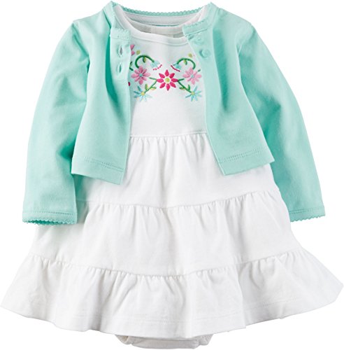 Carter's Baby Girls' 2-Piece Dress and Cardigan Set