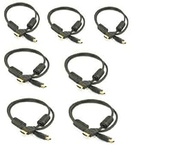 7 x 3ft Advanced 1.3a HDMI Cable, Supports well over 1080p exclusively designed for Close Hassle free Cable Connections to your Favorite Components including PS3, Denon, Harmon Kardon, Onkyo, or Sony Receivers, XBOX 360, LCD, and Plasma TV Monitors, Media Server/Computer, Blue-Ray or DVD Player