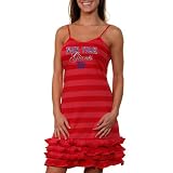 NCAA New York Giants Ladies Nostalgia Dress - Red (Large)