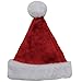 We Match! Plush Soft Deluxe Red & White Santa Hat - Infant Through Adult Sizes (3-6 Months)