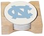 NCAA University Of North Carolina Absorbent Coaster Gift Set