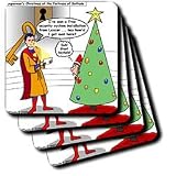 Rich Diesslins Funny Christmas Cartoons - Supermans Christmas - Coasters