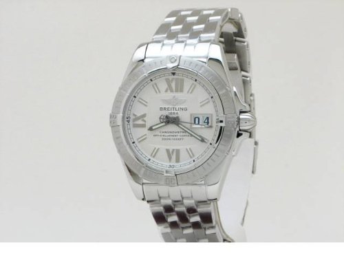 BREITLING Windrider Cockpit Date Mens Automatic Watch in Steel A4935011/G654