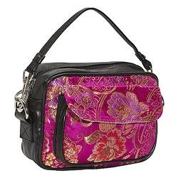 Pink Brocade Camera Bag by Mango Tango