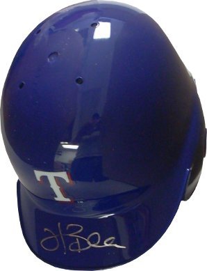 Hank Blalock Autographed/Hand Signed Texas Rangers Mini Batting Helmet