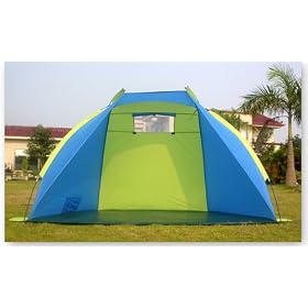 One Touch Push Up Easy Setup Beach Shelter 8 Feet Tent Better than Pop Up Easier when Fold Up