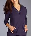 Nautica 3/4 Sleeve Knit Hoodie Daywear