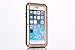 iPhone 6 Case, Shockproof Dustproof Waterproof iPhone 6S Case Aluminum Alloy Metal Glass Cover Case For Apple iPhone 6 /iPhone 6S 4.7 inch-Gold