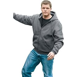 Dri-Duck Crossfire Heavyweight Full-zip sweatshirt in Black - Small