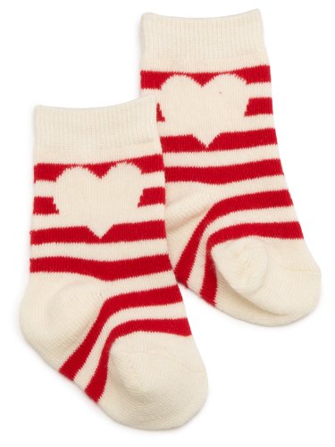 Jefferies Socks Heart/Stripe Knee High