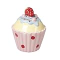 Ceramic Strawberry Cake Money Bank
