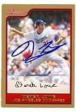 Derek Lowe Autographed/Hand Signed Baseball Card (Los Angeles Dodgers) 2006 Bowman