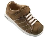 Pediped Flex Jake Nubuck Brown Toddler Boys Slip on Sneakers Shoes