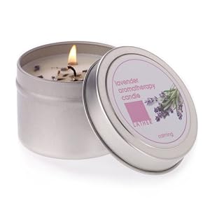 LATHER Lavender Aromatherapy Candle, 4-Ounce Tin