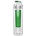 Finest™ Water Bottle Fruit Infuser - Sport Water Bottle with Leak Proof Flip Top - BPA Free Great for Sports and Daily Use