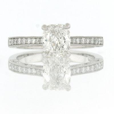 1.50ct Cushion Cut Diamond Engagement Anniversary 