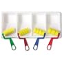 Chenille Kraft&reg Foam Patterned Rollers w/Paint Trays, 4/Set