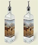 Review Highland Graphics,Inc.  / Artworks olive oil bottle ~ Deer - Our Side of the River ~ set of 2 bottles ~ code 289